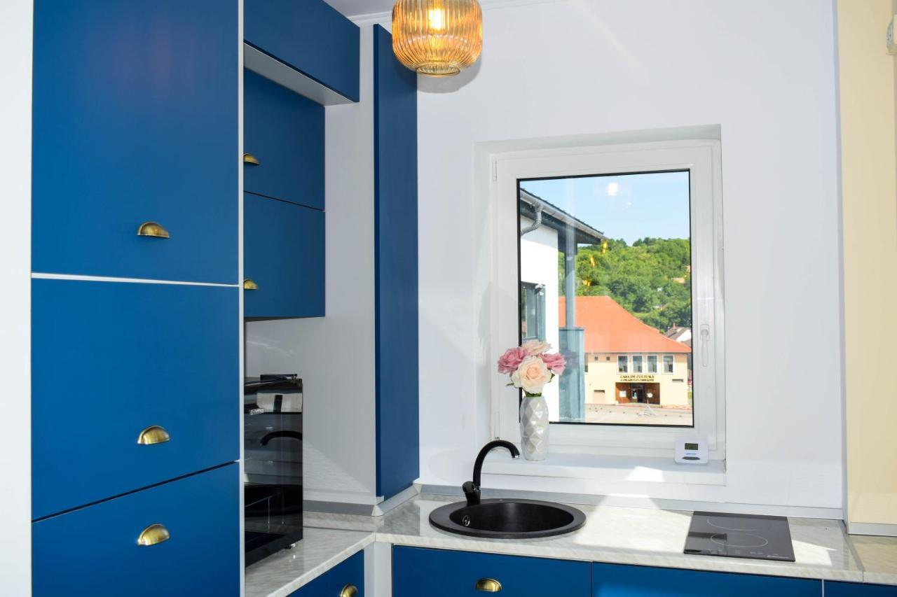Heltau Jacuzzi Penthouse Cisnădie Esterno foto